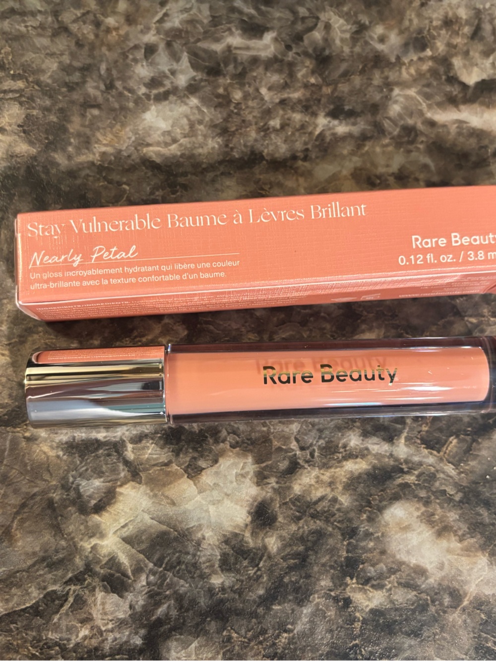 Rare Beauty Stay Vulnerable Glossy Lip Balm - Nearly Petal